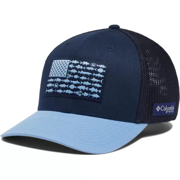 Columbia Men's PFG Fish Flag Mesh Ball Cap-High