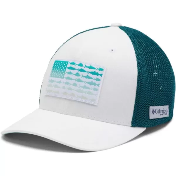 Columbia Men's PFG Fish Flag Mesh Ball Cap-High