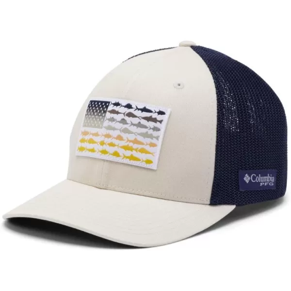Columbia Men's PFG Fish Flag Mesh Ball Cap-High