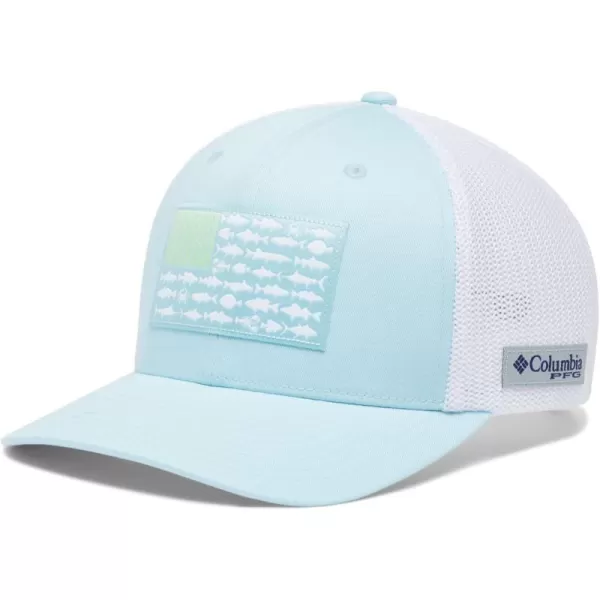 Columbia Men's PFG Fish Flag Mesh Ball Cap-High