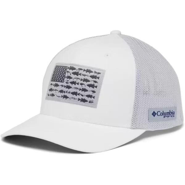 Columbia Men's PFG Fish Flag Mesh Ball Cap-High