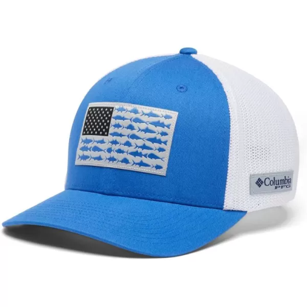 Columbia Men's PFG Fish Flag Mesh Ball Cap-High
