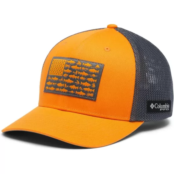 Columbia Men's PFG Fish Flag Mesh Ball Cap-High