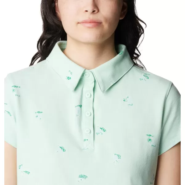 Columbia Women's Standard Super Sun Drifter Short Sleeve Polo