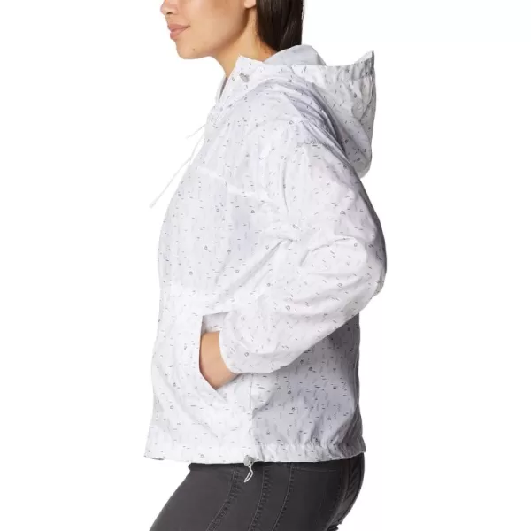 White Campdot Print