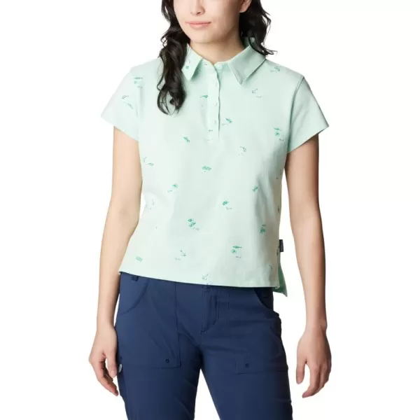 Columbia Women's Standard Super Sun Drifter Short Sleeve Polo