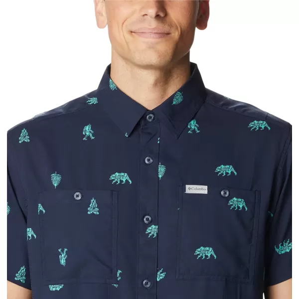 Columbia Men's Utilizer Printed Woven Short Sleeve