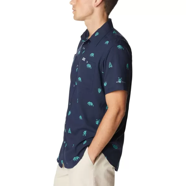 Columbia Men's Utilizer Printed Woven Short Sleeve