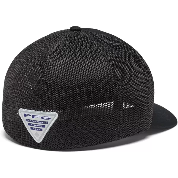 Columbia PFG Leather Fish Flag Mesh Ball Cap