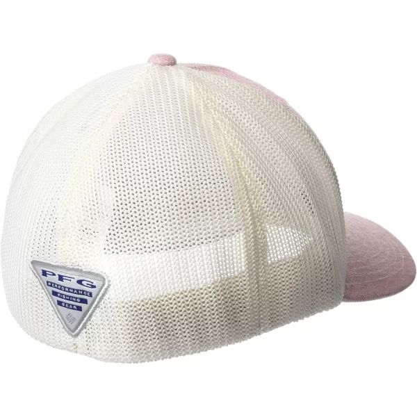 Columbia PFG Leather Fish Flag Mesh Ball Cap