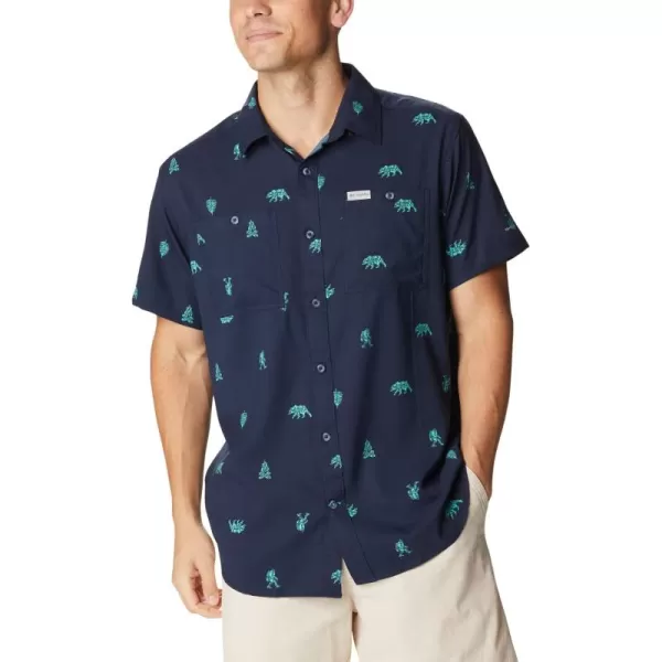 Columbia Men's Utilizer Printed Woven Short Sleeve
