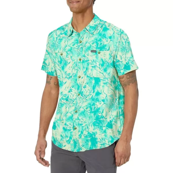 Columbia Men's Utilizer Printed Woven Short Sleeve