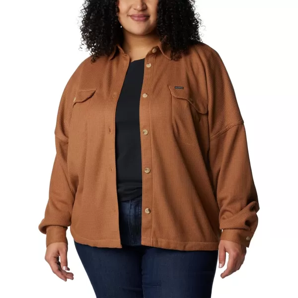 Columbia Women's Holly Hideaway Waffle Shirt Jacket