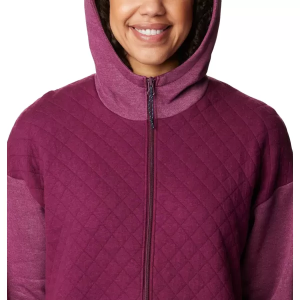 Columbia Women's Hart Mountain Quilted Hooded Full Zip