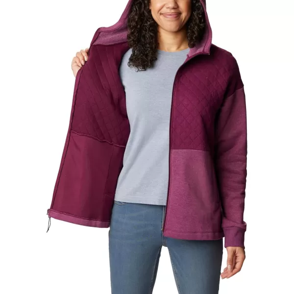 Columbia Women's Hart Mountain Quilted Hooded Full Zip