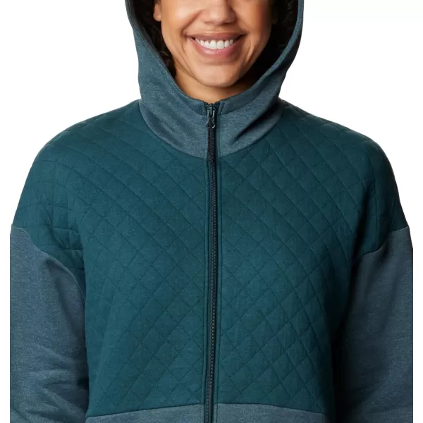 Columbia Women's Hart Mountain Quilted Hooded Full Zip