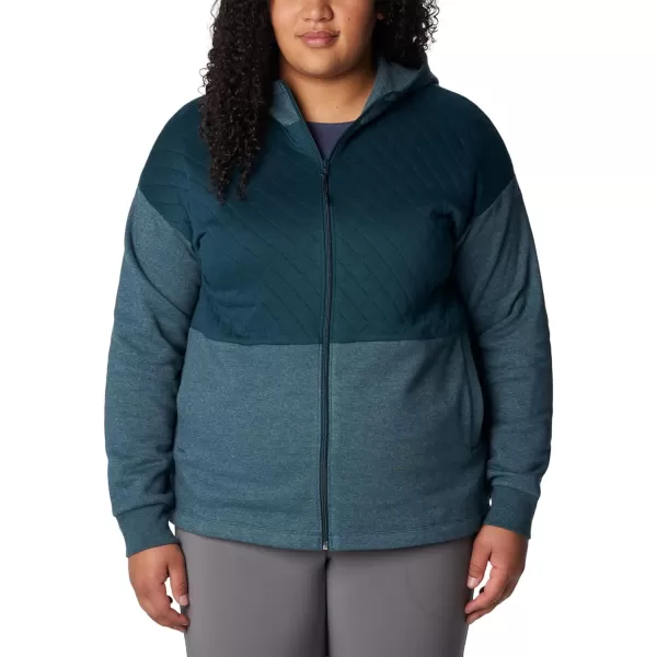 Columbia Women's Hart Mountain Quilted Hooded Full Zip