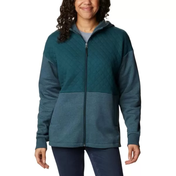 Columbia Women's Hart Mountain Quilted Hooded Full Zip