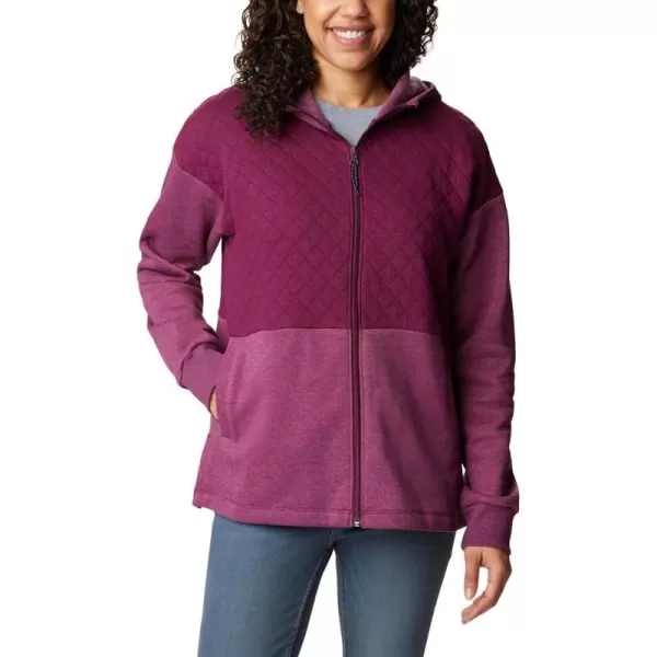 Columbia Women's Hart Mountain Quilted Hooded Full Zip