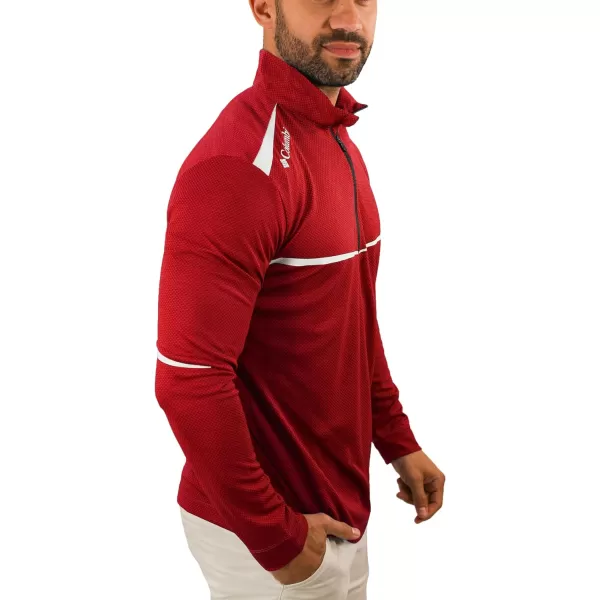 Columbia Golf Omni-Wick Scorecard 1/4 Zip Long Sleeve Pullover