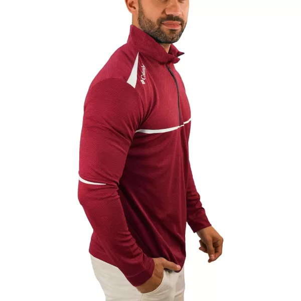 Columbia Golf Omni-Wick Scorecard 1/4 Zip Long Sleeve Pullover