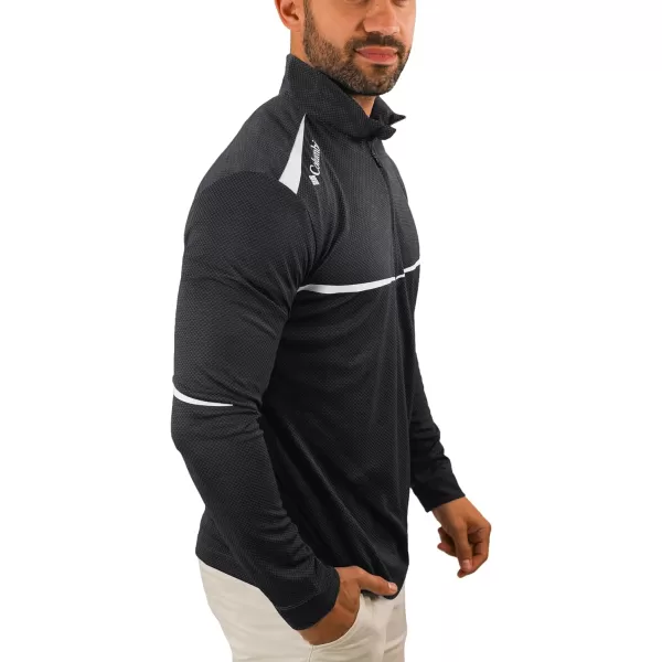 Columbia Golf Omni-Wick Scorecard 1/4 Zip Long Sleeve Pullover
