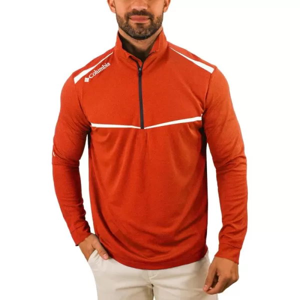 Columbia Golf Omni-Wick Scorecard 1/4 Zip Long Sleeve Pullover