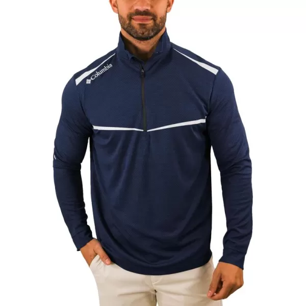 Columbia Golf Omni-Wick Scorecard 1/4 Zip Long Sleeve Pullover