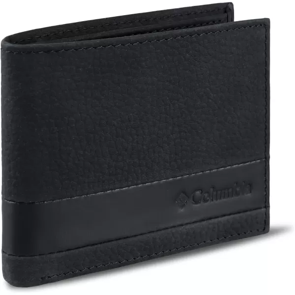 Columbia Men's Everyday Bifold Wallet-Multiple Card Slots, Id Window