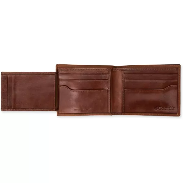 Columbia Men's Everyday Bifold Wallet-Multiple Card Slots, Id Window