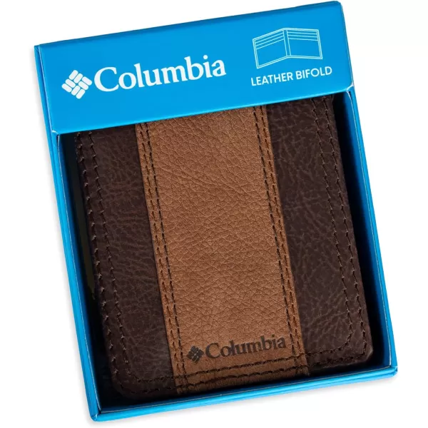Columbia Men's Everyday Bifold Wallet-Multiple Card Slots, Id Window