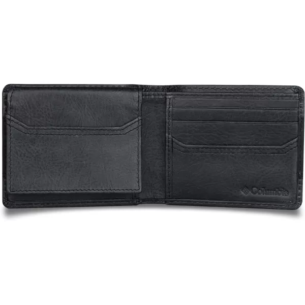 Columbia Men's Everyday Bifold Wallet-Multiple Card Slots, Id Window