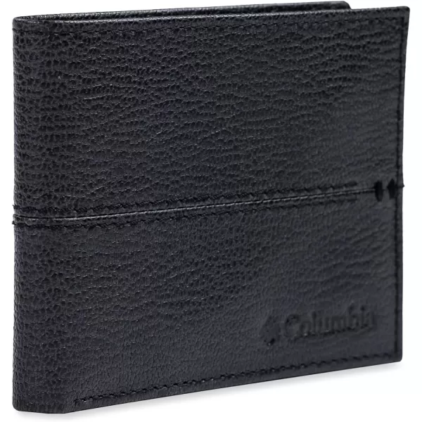 Columbia Men's Everyday Bifold Wallet-Multiple Card Slots, Id Window