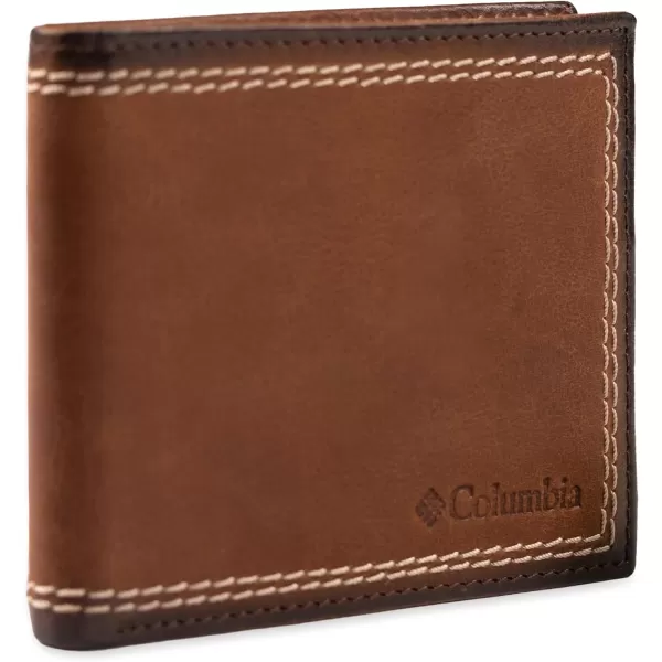 Columbia Men's Everyday Bifold Wallet-Multiple Card Slots, Id Window