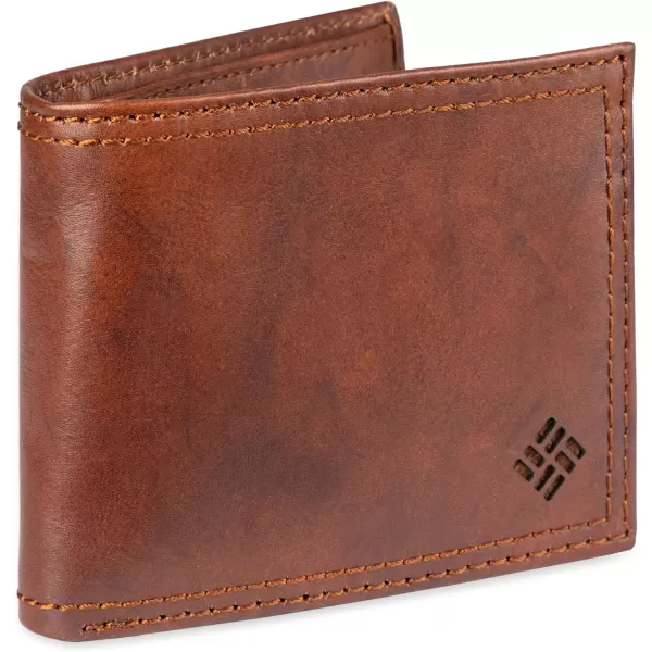 Columbia Men's Everyday Bifold Wallet-Multiple Card Slots, Id Window