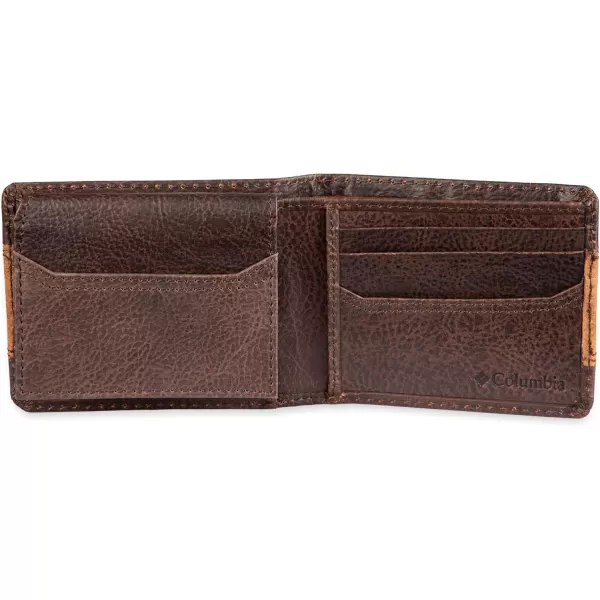 Columbia Men's Everyday Bifold Wallet-Multiple Card Slots, Id Window