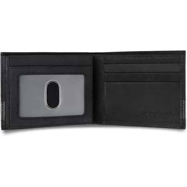 Columbia Men's Everyday Bifold Wallet-Multiple Card Slots, Id Window