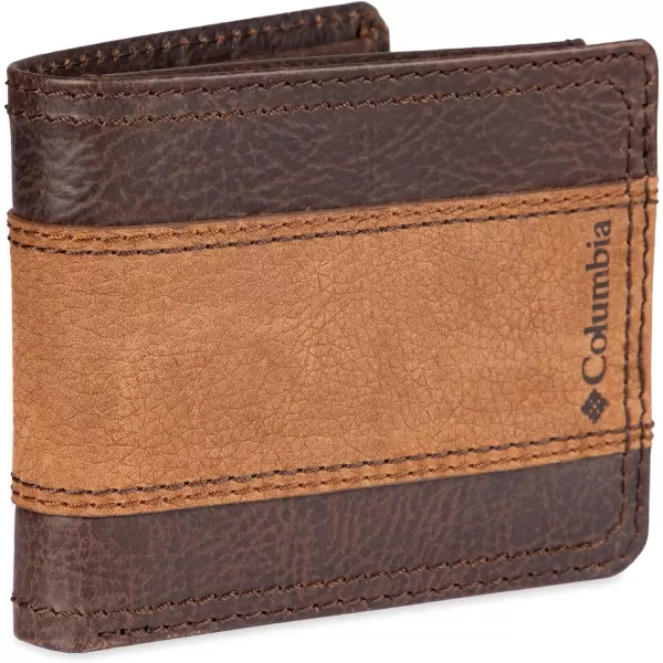 Columbia Men's Everyday Bifold Wallet-Multiple Card Slots, Id Window
