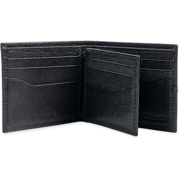 Columbia Men's Everyday Bifold Wallet-Multiple Card Slots, Id Window