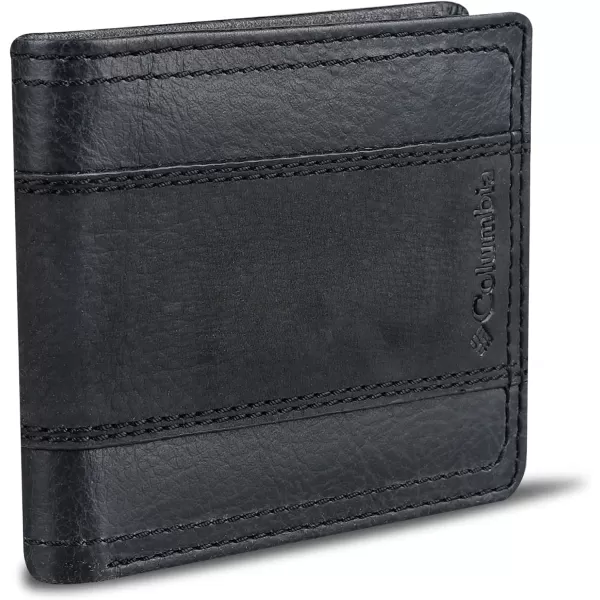 Columbia Men's Everyday Bifold Wallet-Multiple Card Slots, Id Window