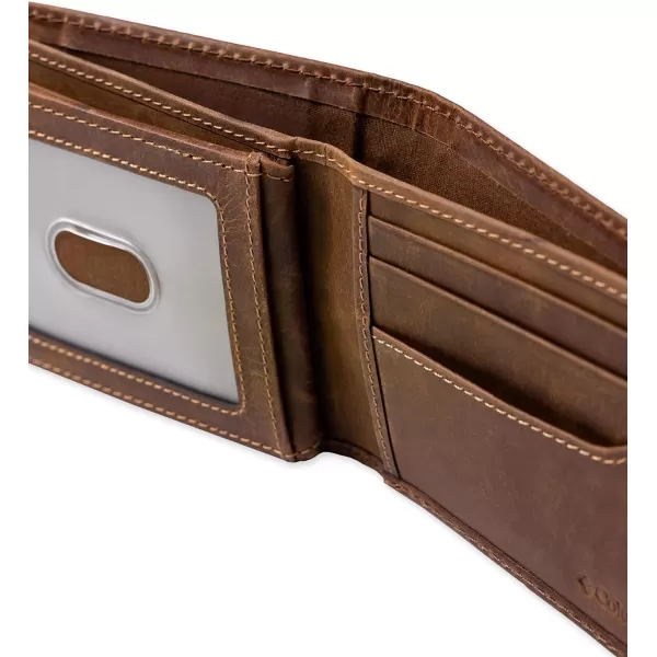 Columbia Men's Everyday Bifold Wallet-Multiple Card Slots, Id Window