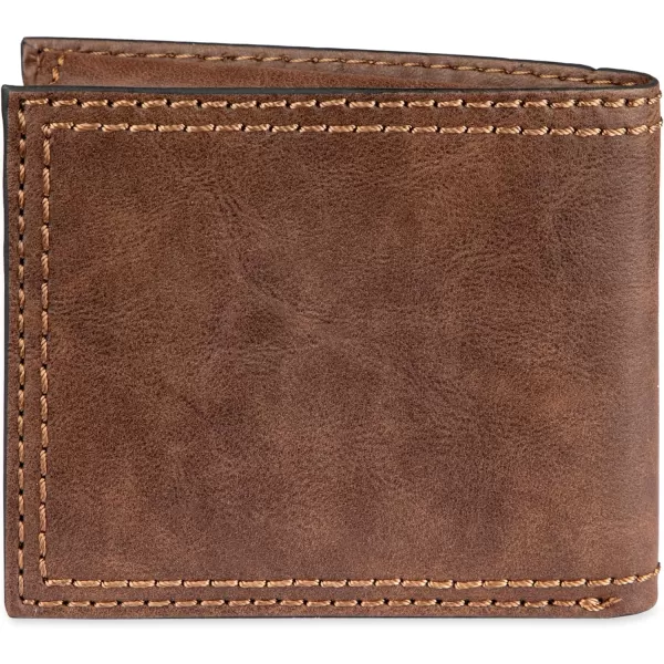 Columbia Men's Everyday Bifold Wallet-Multiple Card Slots, Id Window