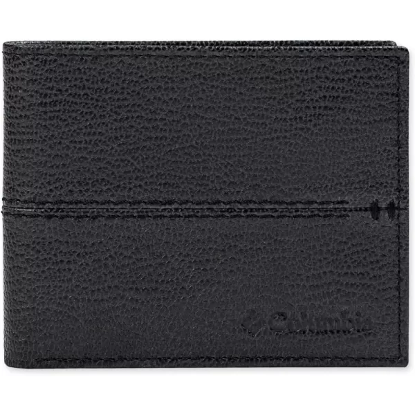 Columbia Men's Everyday Bifold Wallet-Multiple Card Slots, Id Window