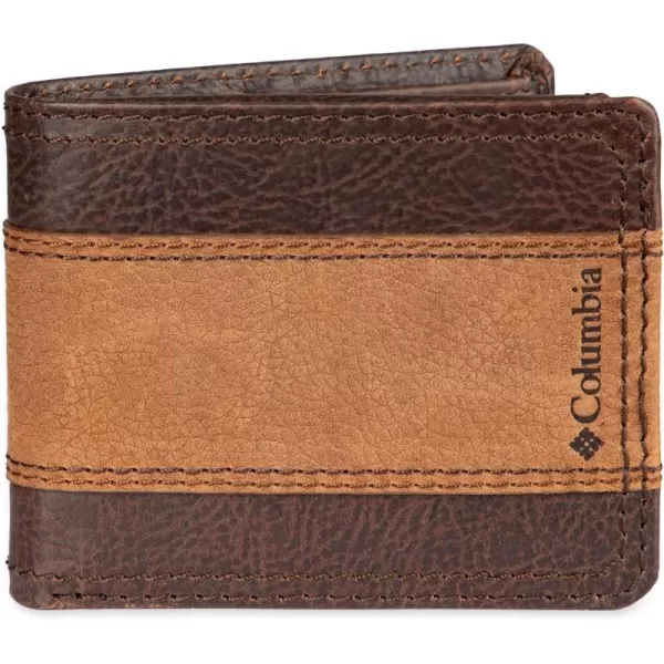 Columbia Men's Everyday Bifold Wallet-Multiple Card Slots, Id Window
