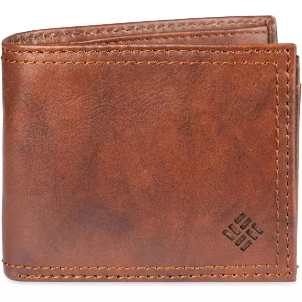 Columbia Men's Everyday Bifold Wallet-Multiple Card Slots, Id Window