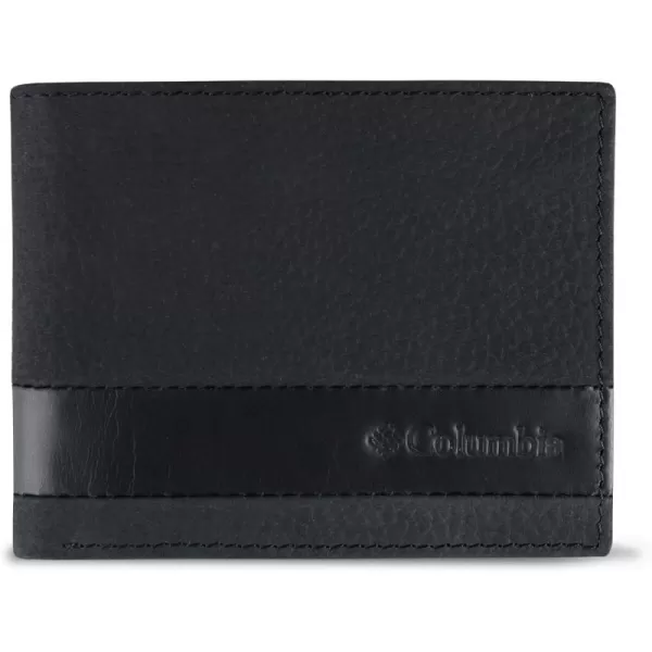 Columbia Men's Everyday Bifold Wallet-Multiple Card Slots, Id Window