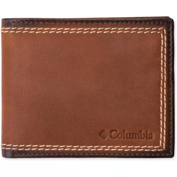 Columbia Men's Everyday Bifold Wallet-Multiple Card Slots, Id Window