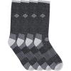 imageColumbia Mens 4 Pack Moisture Control Crew SocksBlackGray