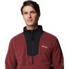 imageColumbia Mens Sequoia Grove Half Zip FleeceSpiceBlackSpicy Pulls