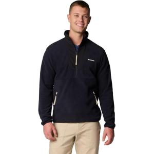 imageColumbia Mens Sequoia Grove Half Zip FleeceBlackBlackAncient Fossil Pulls